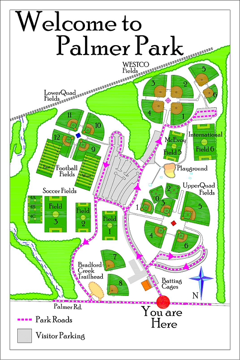 Palmer Park Field Map
