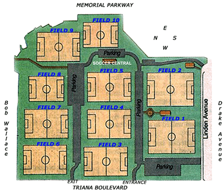 Merrimack Grass Field Map